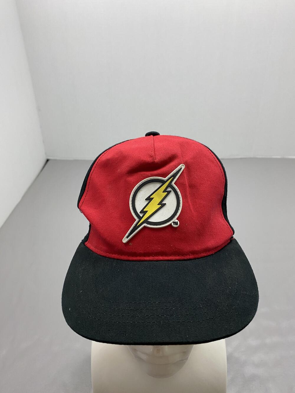Hat Cap Snap Back One Size Red DC Comics The Flash Adjustable Mens Snapback